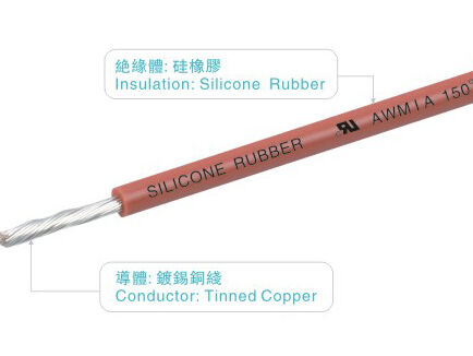 Silicone Wire UL3135 600V 200C High Temperature Electric Cable with Tinned Copper for Intelligent Appliance