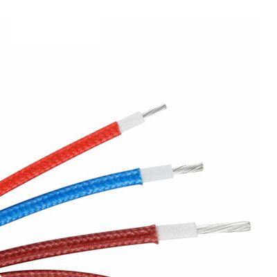UL3068 Certified 300V Rated Voltage 305m/roll Silicone Fiberglass Braided Wire for Coffee Machine Applications