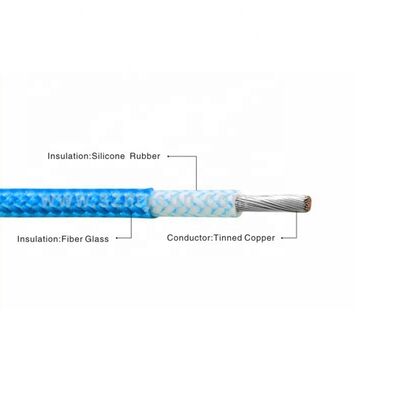 UL3122 300V 定電圧と 200C 高温シリコンゴム絶縁と缶詰銅導体