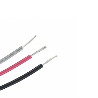 UL3142 150C 600V 12AWG 電子機器用の銅シリコンゴム断熱線