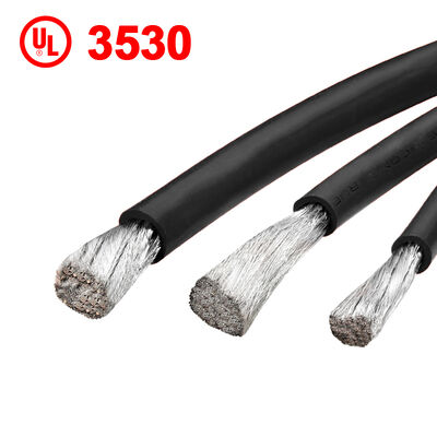 UL3530 バッテリーケーブル 200C 高温 600V 定電圧 エネルギー貯蔵システムのための超柔らかいシリコンワイヤー