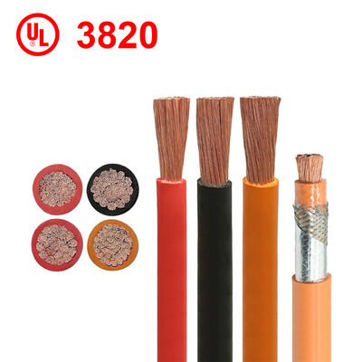 UL3820 XLPEバッテリーケーブル 125℃ 1000V 高電圧電気自動車用ケーブル 自動車・産業用途