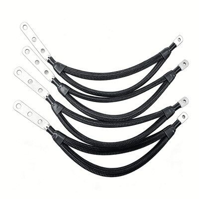 600V 定格電圧アプリケーション向けの錫メッキ銅とシリコン絶縁を備えたバッテリー ケーブル キット