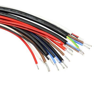 Silicone electrical internal connection wires 150C 300v tinned copper wires and cables