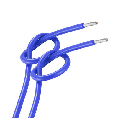 High temperature wire 10AWG 19/0.61 insulation thickness 1.15mm in blue color wires